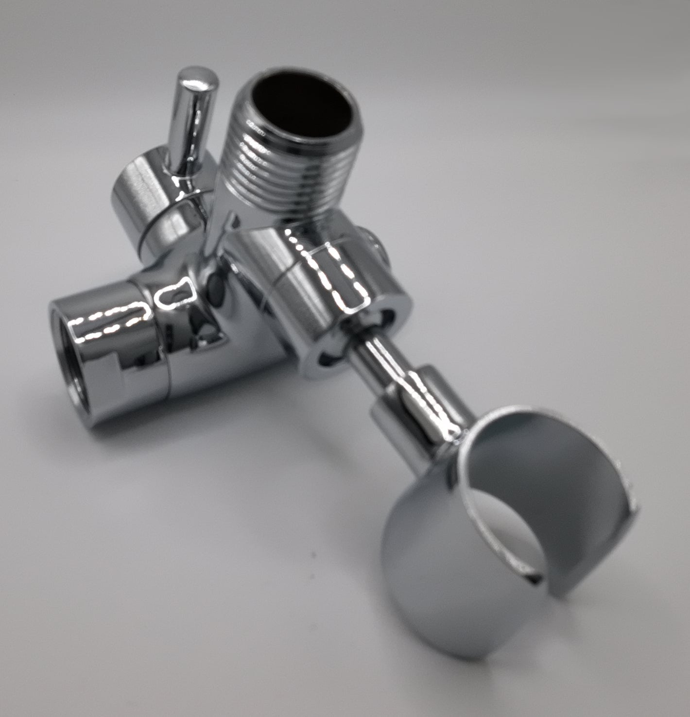 AS Shower head 3-Way Valve Diverter - Chrome Finish