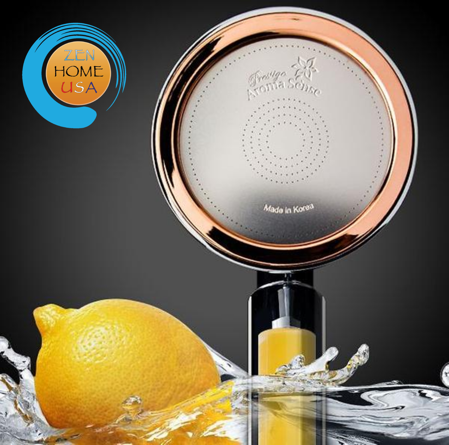 Aroma Sense Showerhead and Accessories