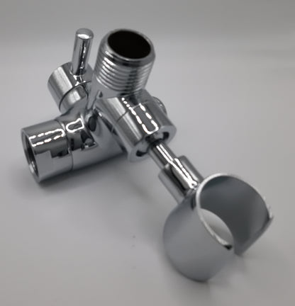 AS Shower head 3-Way Valve Diverter - Chrome Finish