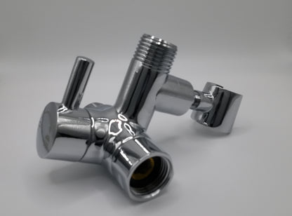 AS Shower head 3-Way Valve Diverter - Chrome Finish